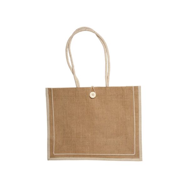 Milan Jute Tote Bag Thumbnail