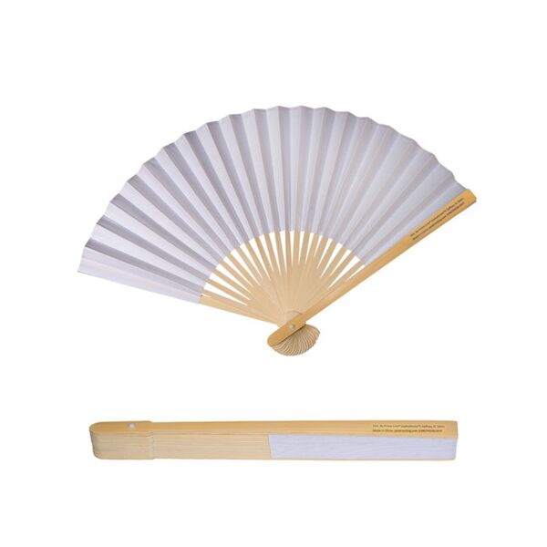 Bamboo Folding Handheld Fan Thumbnail