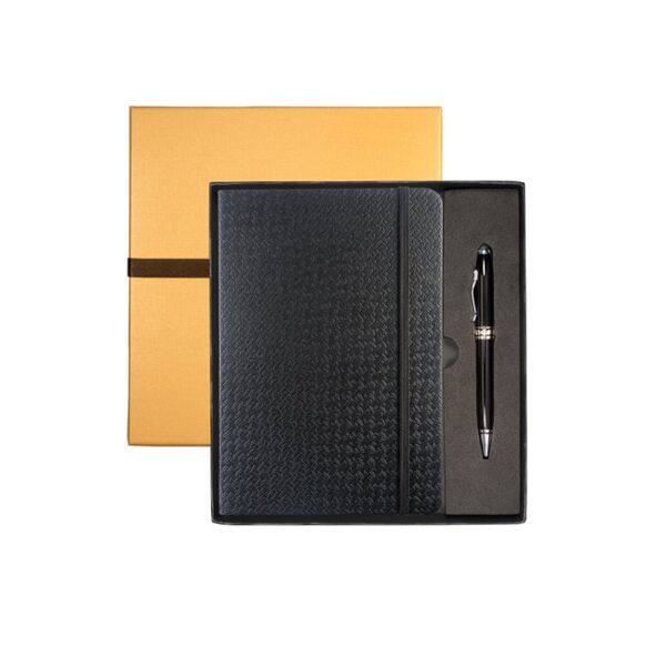 Tuscany™ Textured Journal And Executive Stylus Pen Set Thumbnail