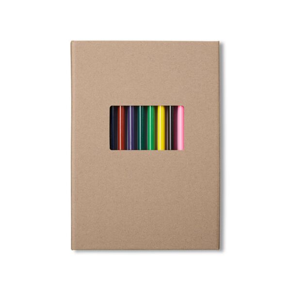 Colored Pencil And Notepad Set 5.75" X 8.25" Thumbnail