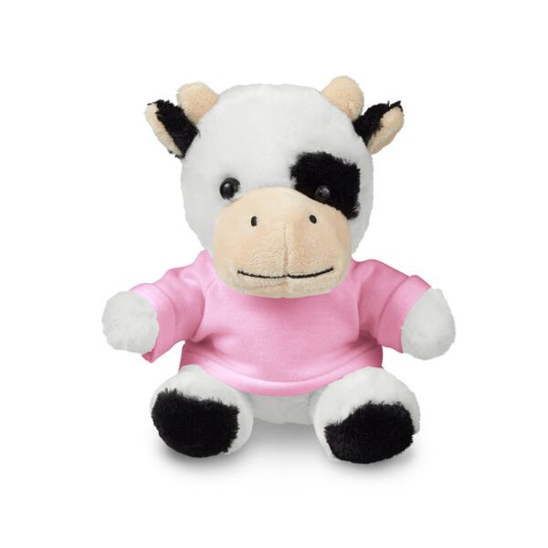 7" Plush Cow With T-Shirt Thumbnail