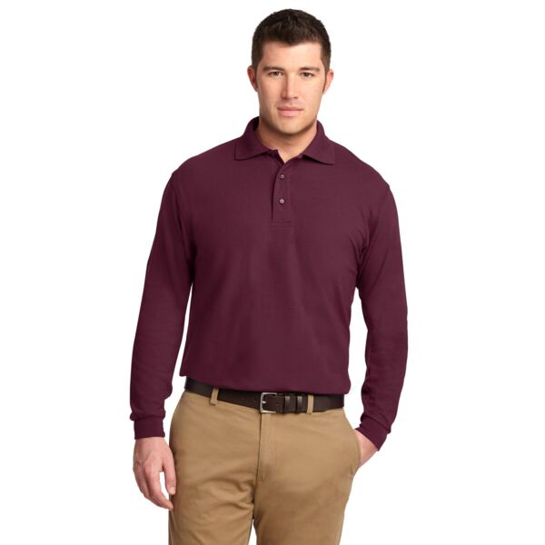Silk Touch Long Sleeve Polo Thumbnail
