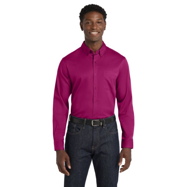 Long Sleeve SuperPro React  Twill Shirt Thumbnail