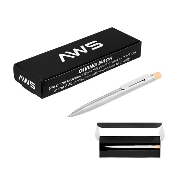 AWS Recycled Stainless Steel Pen Thumbnail